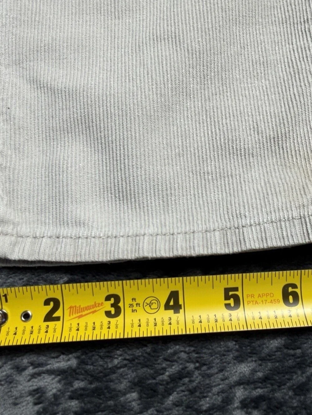 J.Crew 484 Slim Fit Corduroy Pants Mens 34x32 Tan Gray 100% Cotton Cords